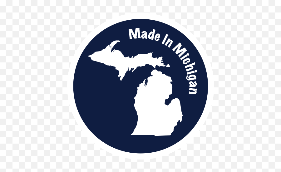 Made In Michigan - Michigan Decal Emoji,Michigan Logo