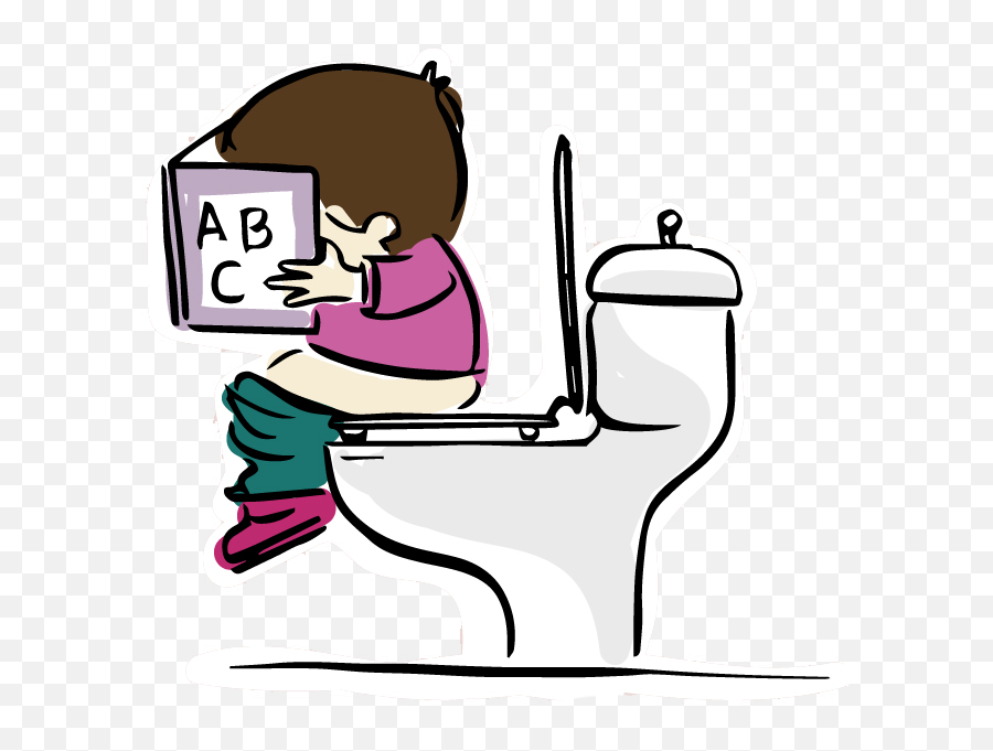 Clipart Bathroom Potty Accident - Accident In Bathroom Toilette Pour Enfant Emoji,Potty Clipart