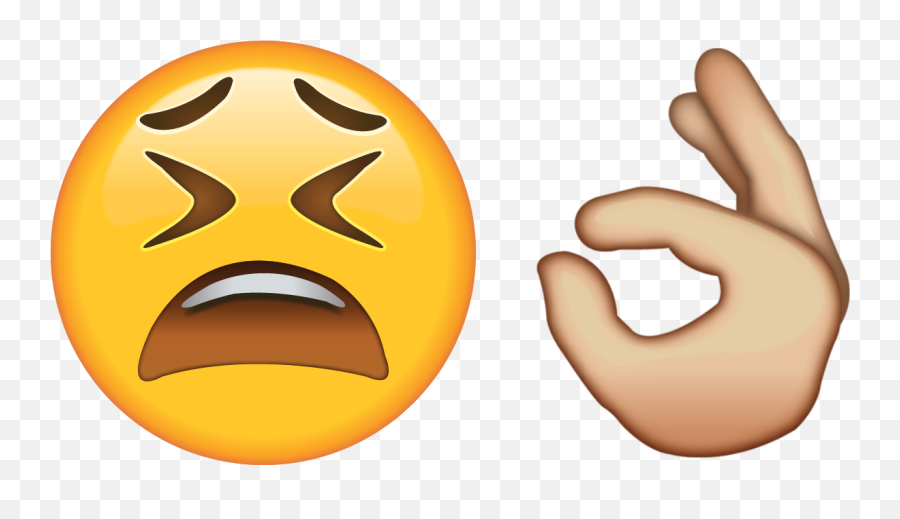 Nail Emoji Png - Weary Face Emoji Big Emoji Ios 7 Weary Face Emoji Png,Facepalm Emoji Png