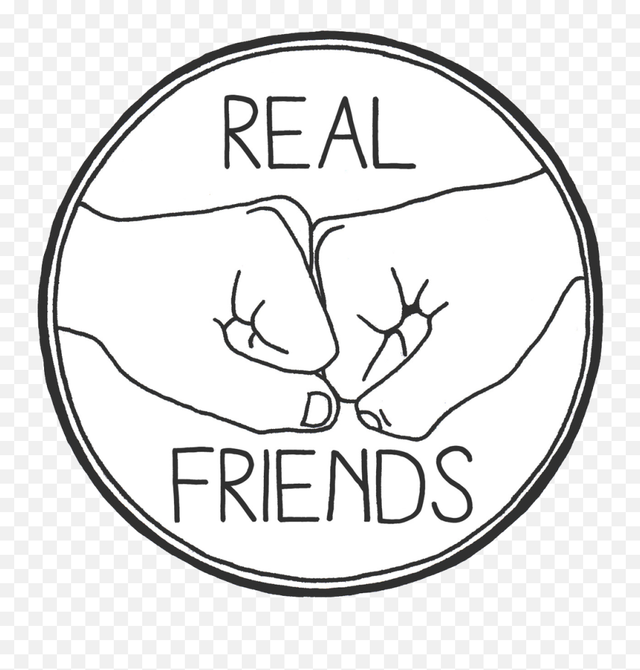 Dharr - Fist Bump Real Friends Emoji,Fist Logo