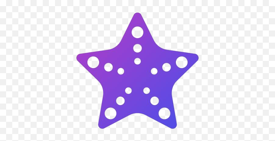 Transparent Colorful Starfish Clipart Pngimagespics - Estrella De Mar Silueta Emoji,Starfish Clipart