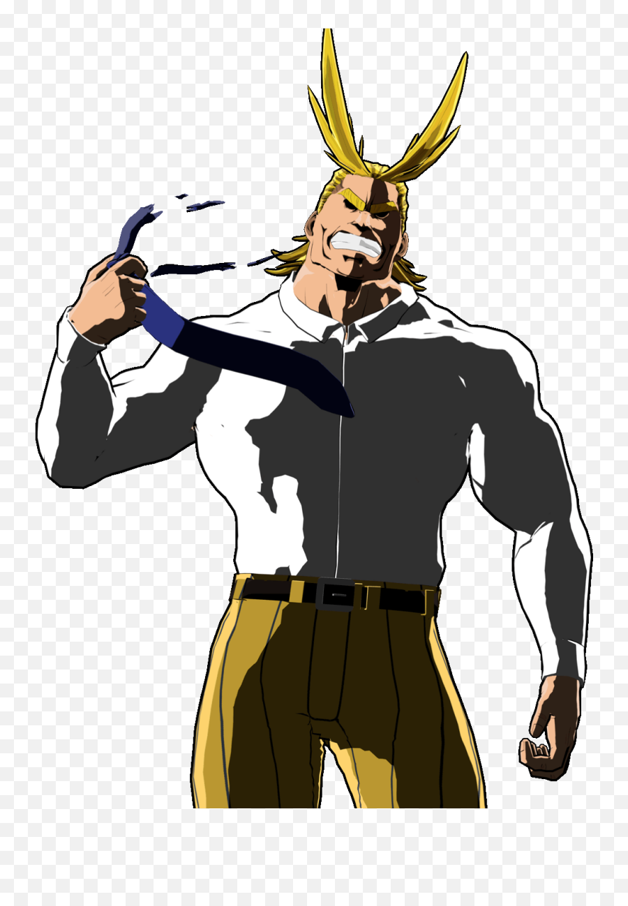 All Might 3d Animation Sound On - Supernatural Creature Emoji,All Might Transparent