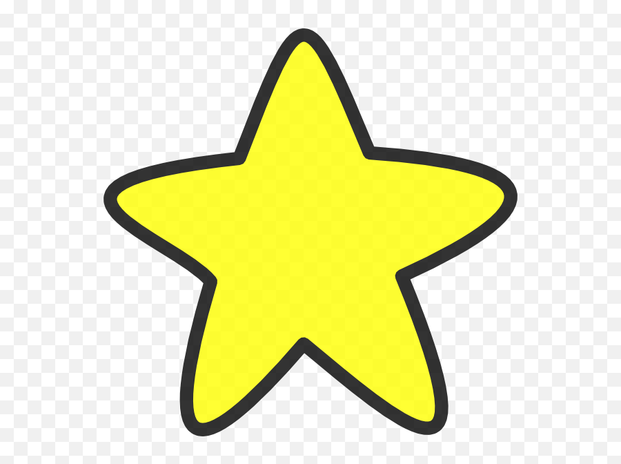 Big Yellow Star - Clipart Of Star Emoji,Yellow Star Png
