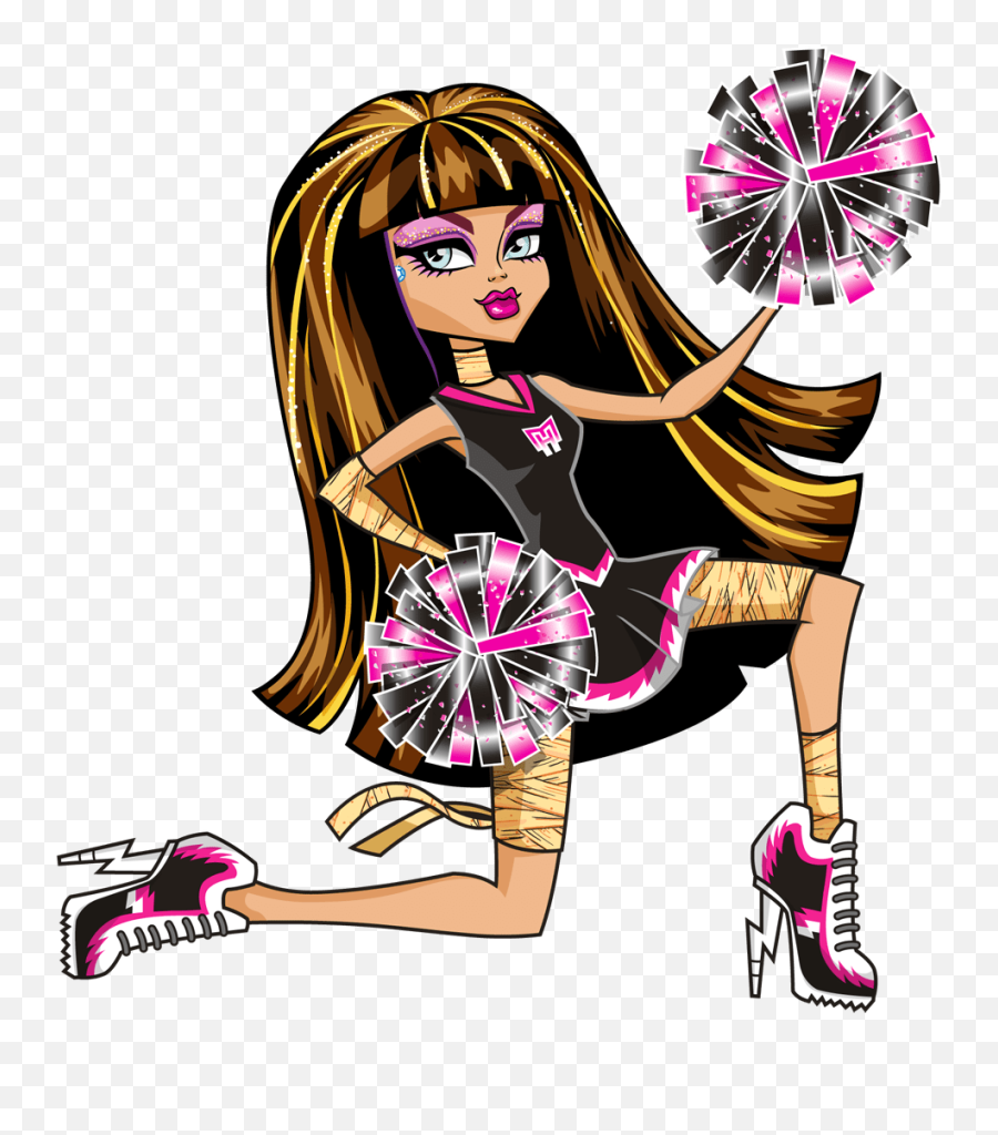 Download Monster High Dolls Clipart 4 By Elizabeth - Monster Monster High Fearleading Cleo Emoji,Dolls Clipart