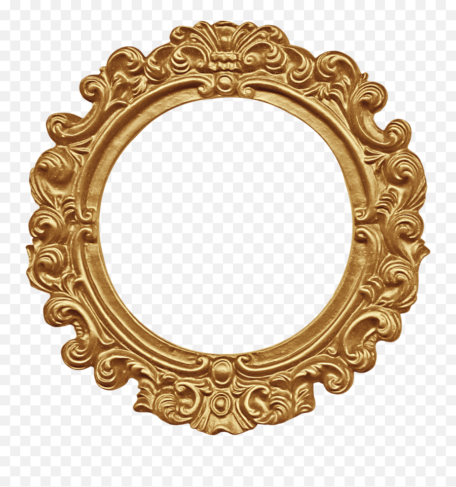 Mirror Vector Circle Frame - Clip Art Png Download Full Transparent Round Frame Emoji,Circle Frame Png