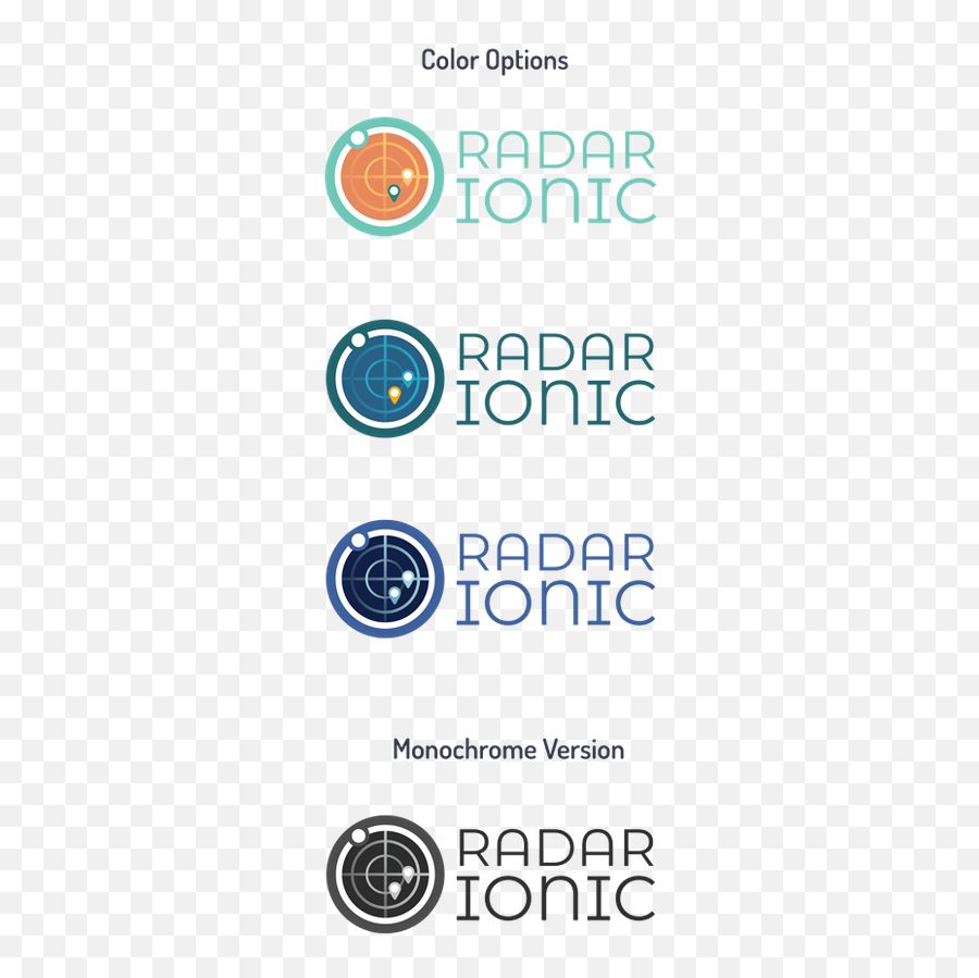 My Logo Contribution For Radar Ionic - Dot Emoji,Ionic Logo