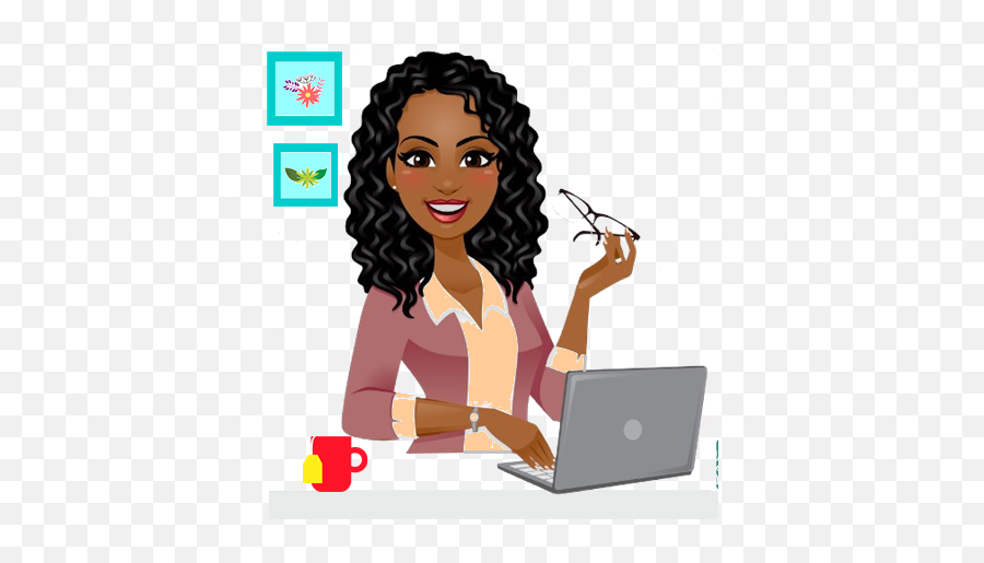 Black Women Laughing Clipart Png Images 328807 - Png Images Black Professional Woman Cartoon Emoji,Laughing Clipart