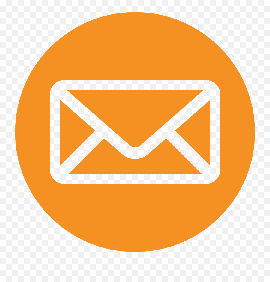 Download Orange Transparent Email Icon - Transparent Orange Email Icon Emoji,Email Icon Transparent