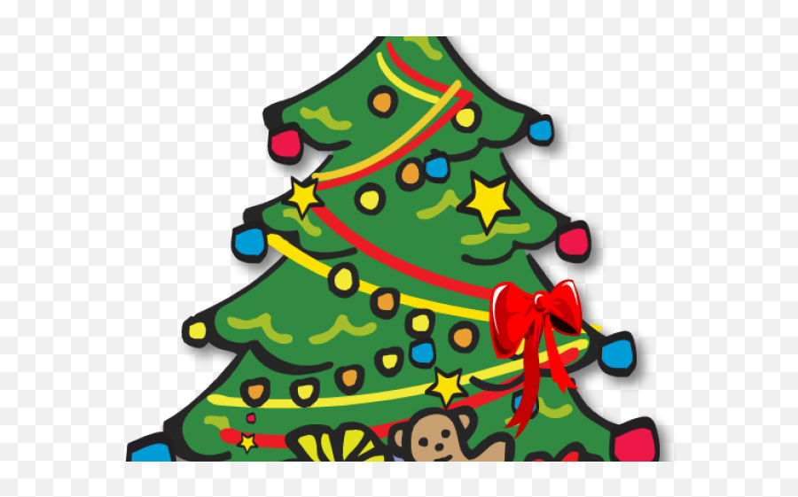 Xmas Tree Clipart - Christmas Day Transparent Cartoon Emoji,Christmas Day Clipart
