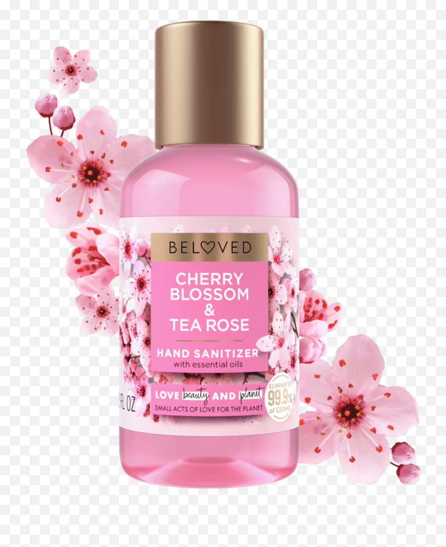 Cherry Blossom Hand Sanitizer Love Beauty And Planet Emoji,Cherry Blossom Flower Png