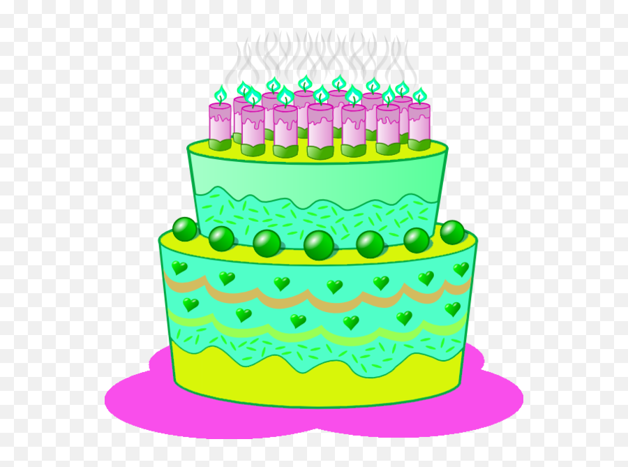 Birthday Cake A Free Images At Clkercom - Vector Clip Art Emoji,Free Birthday Cake Clipart