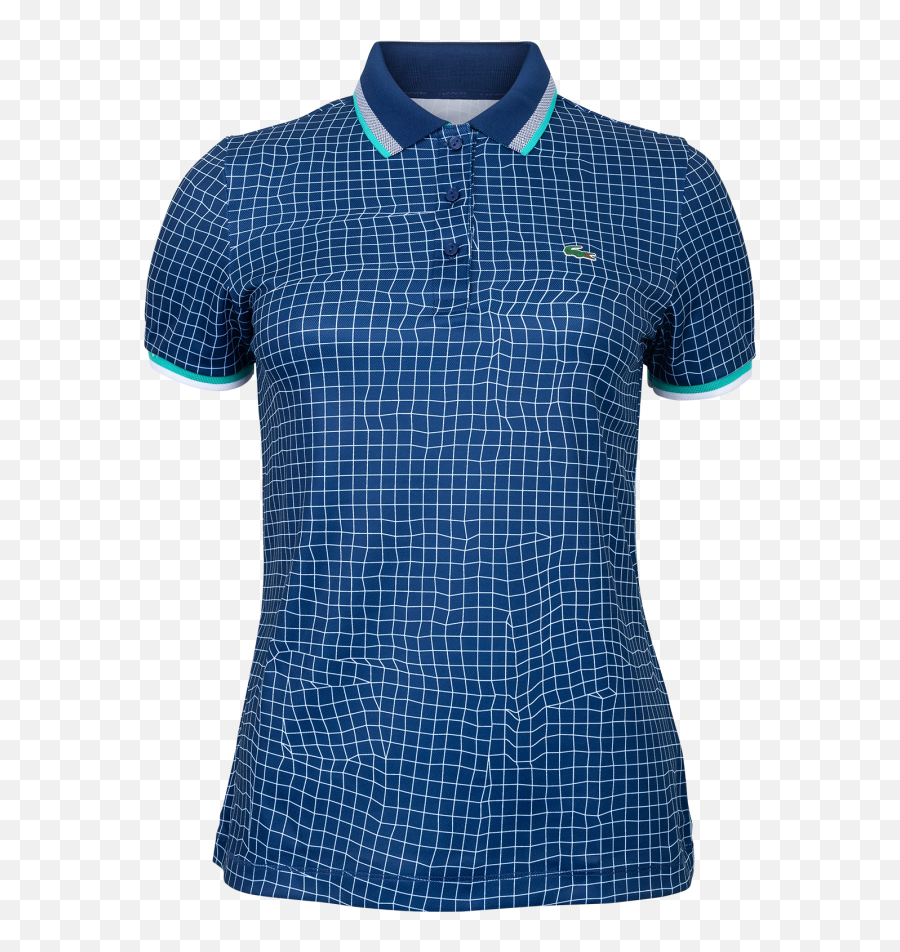 Women Tennis Polo Shirt - Solid Emoji,Lacoste Logo
