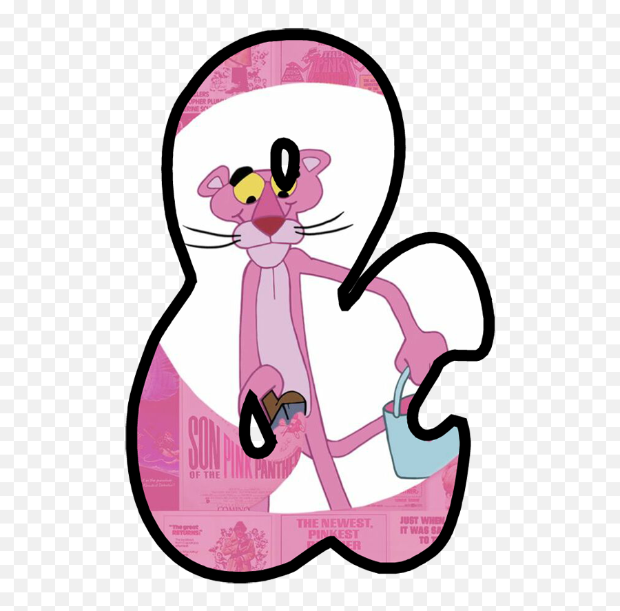 Zeichen - Sign Symbol U0026 Undzeichen Ampersand Pink Emoji,Pink Panther Clipart