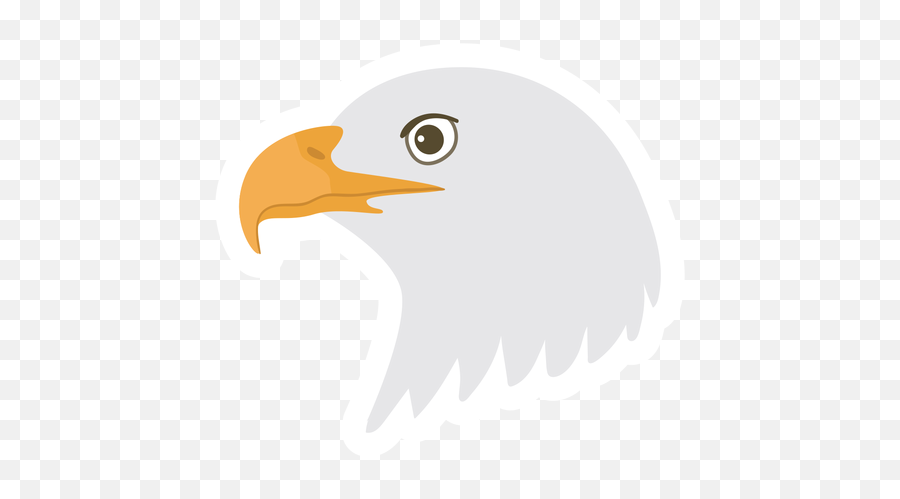 Eagle Head Beak Flat Sticker Transparent Png U0026 Svg Vector Emoji,Eagle Transparent Background