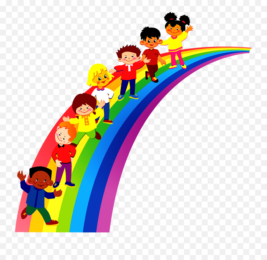 Straight Rainbow Png - Play School Clipart Png Emoji,Rainbow Png