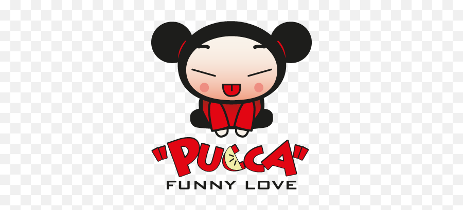 Pucca Funny Love Vector Download - Pucca Funny Love Logo Emoji,Funny Logos