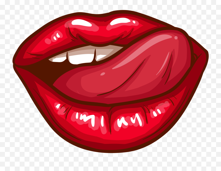 Naughty Lips Png Image Free Download - Animated Lips Png Emoji,Lips Png