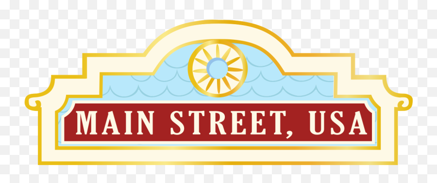 Main Street Usa - Wikipedia Horizontal Emoji,Disney Castle Logo