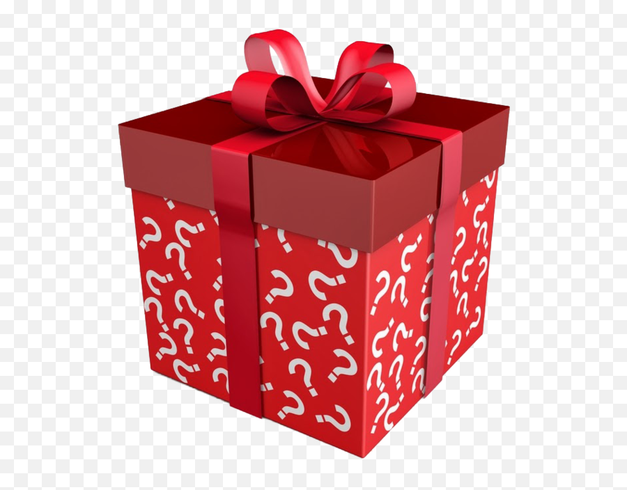 Download Mystery Box Png - Mystery Gift Box 5 Full Size Mystery Gift Box Emoji,5 Png