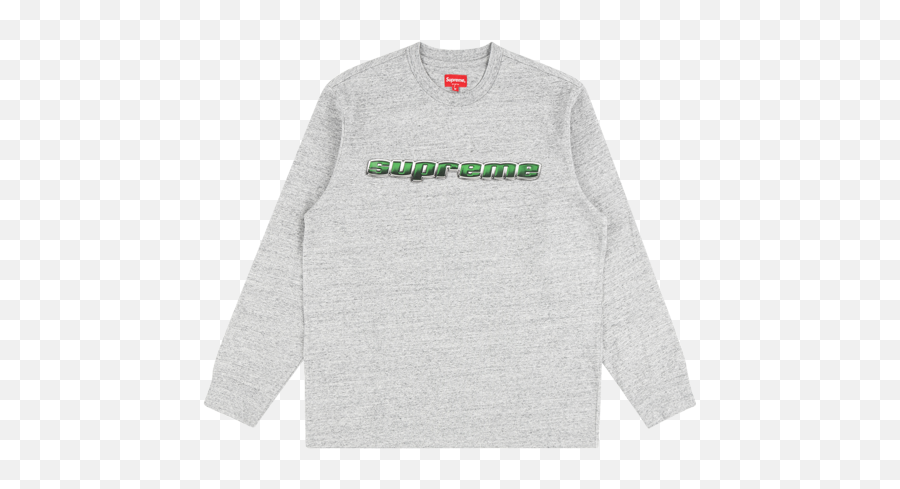 Supreme Chrome Logo Ls Top Fw 19 - Su7967 Long Sleeve Emoji,Google Chrome Logo