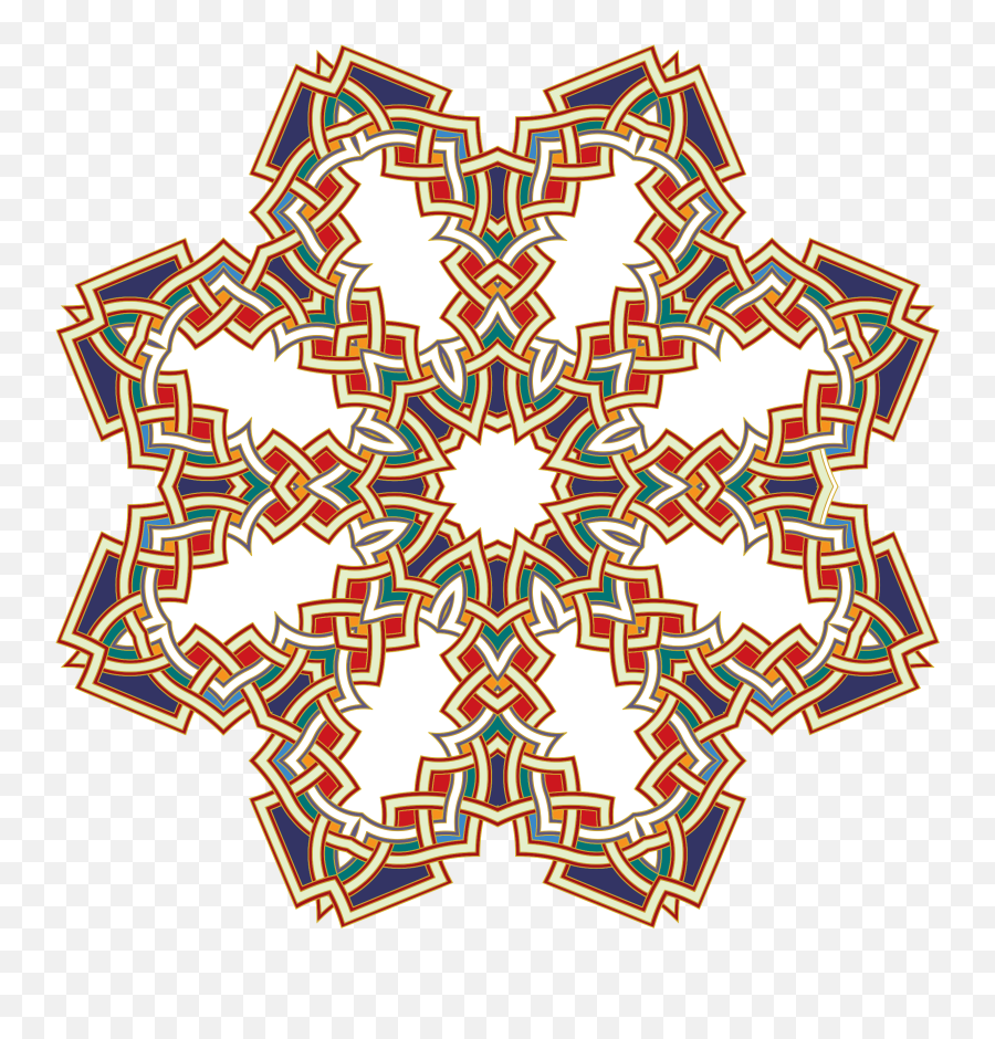 Clipart - Geometric Islamic Art Png Emoji,Geometric Clipart