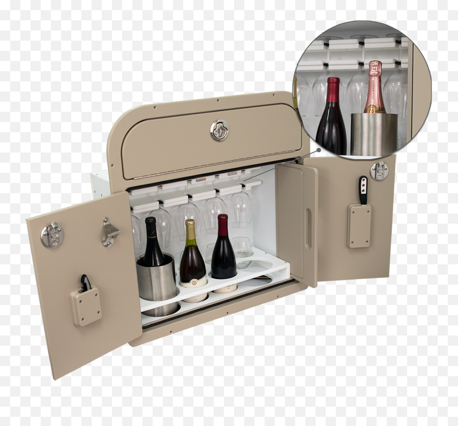 Pontoon Lounge Backrest Wine Storage Cabinet Teak Isle - Barware Emoji,Cabinet Png