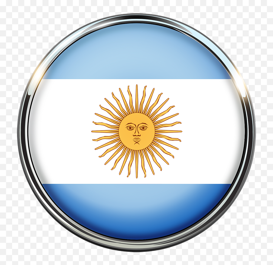 Argentina Flag Circle - Flag Of Argentina Emoji,Argentina Flag Png