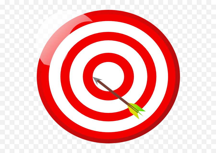 Bullseye Target Clip Art Free - Shooting Target Emoji,Target Clipart