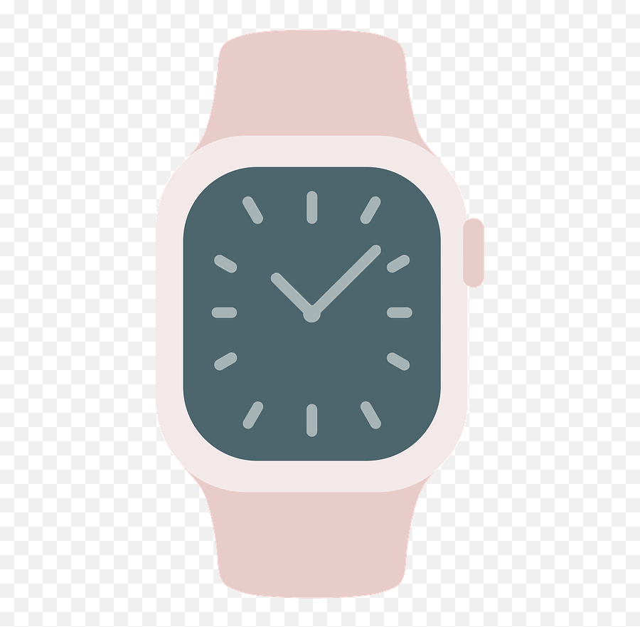 Apple Watch Clipart - Solid Emoji,Watch Clipart