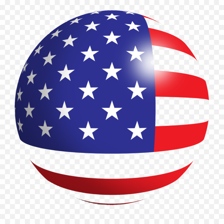 Picture - Us Flag Circle Transparent Background Emoji,Usa Flag Png