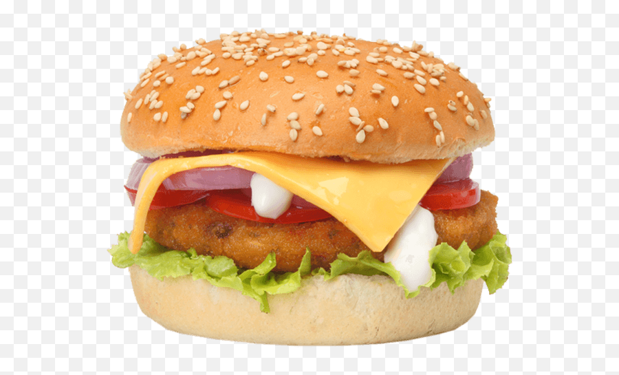 Download Burger Free Png Transparent - Veg Burger With Cheese Emoji,Burger Png