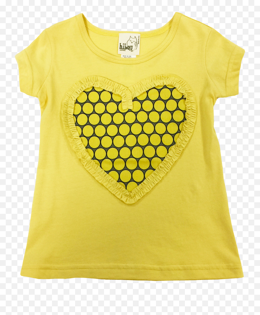 Buy Yellow Heart Top At Hibou Clothing For Only 1000 Emoji,Yellow Heart Png