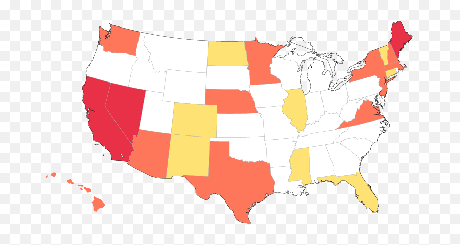 Truyo State Of The States Update On Privacy Regulations Emoji,United States Map Transparent