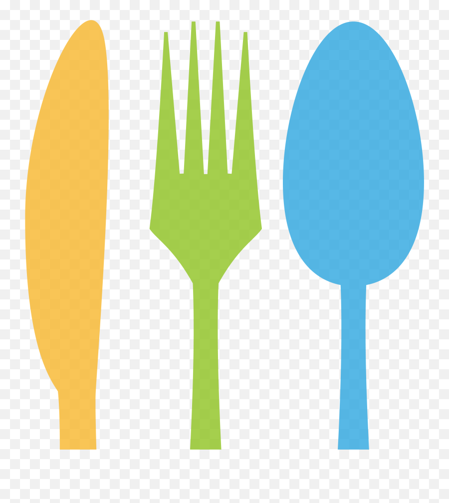 Fork Clipart Green Fork Fork Green Fork Transparent Free - Fork Knife Spoon Color Emoji,Fork Clipart