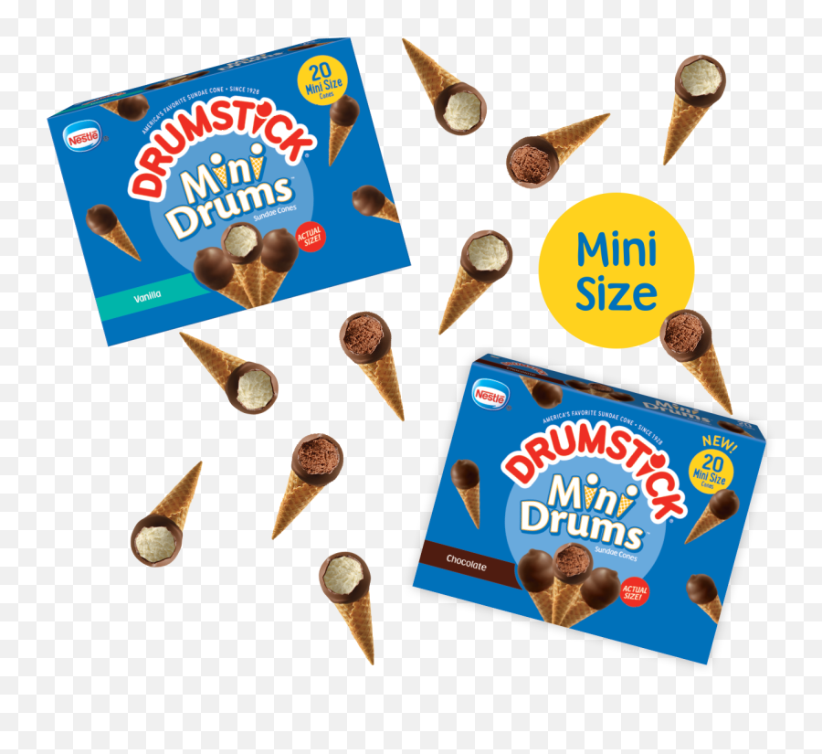 Drumstick Mini Drums Cones Official Drumstick Emoji,Drumstick Png