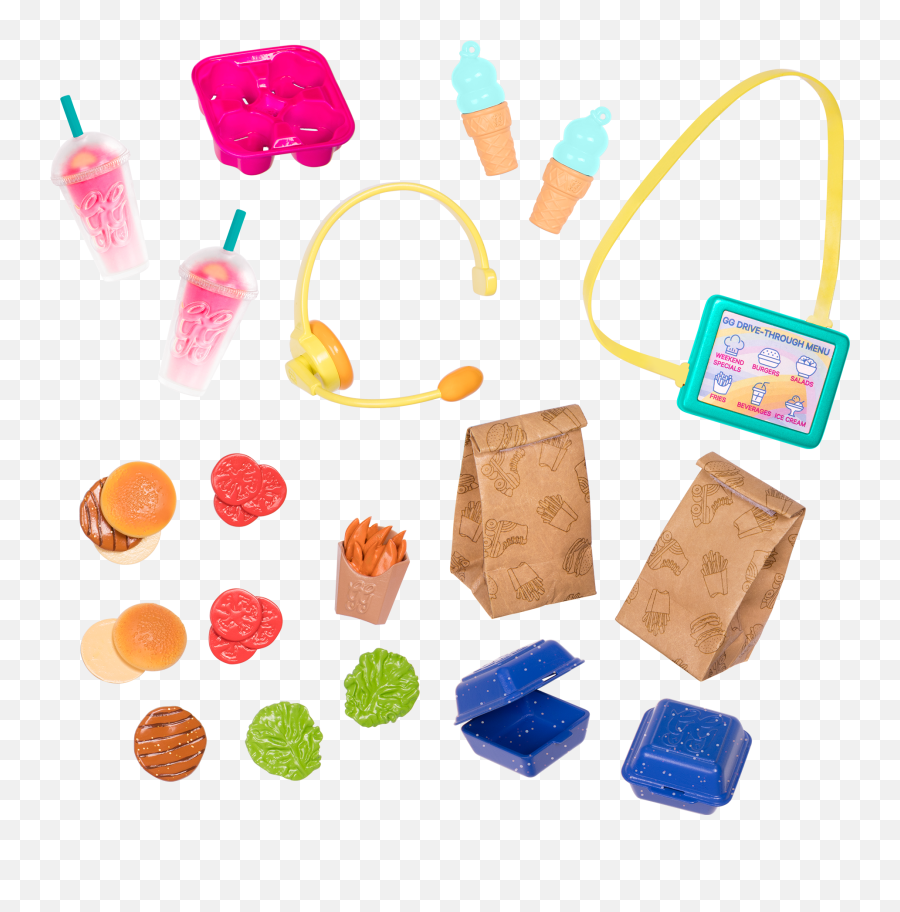 Can We Take Your Order 14 - Inch Doll Play Food Set Emoji,Canned Food Drive Clipart