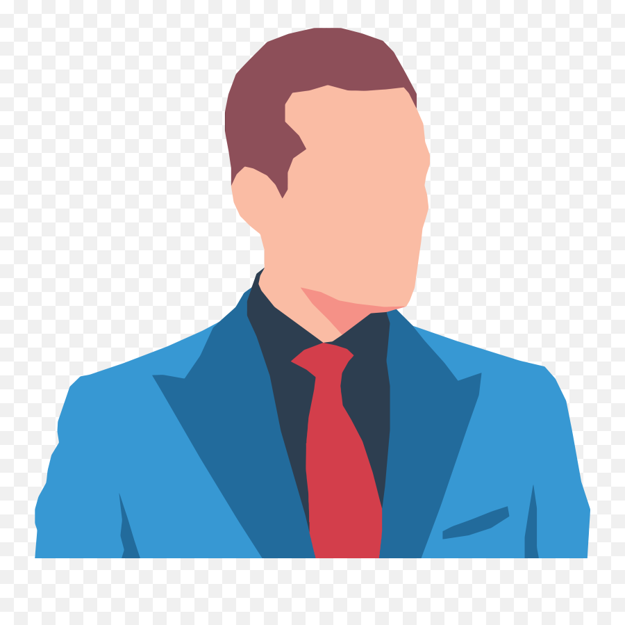 Free Clipart Of A Faceless Business Man Avatar - Faceless Emoji,Business Person Clipart