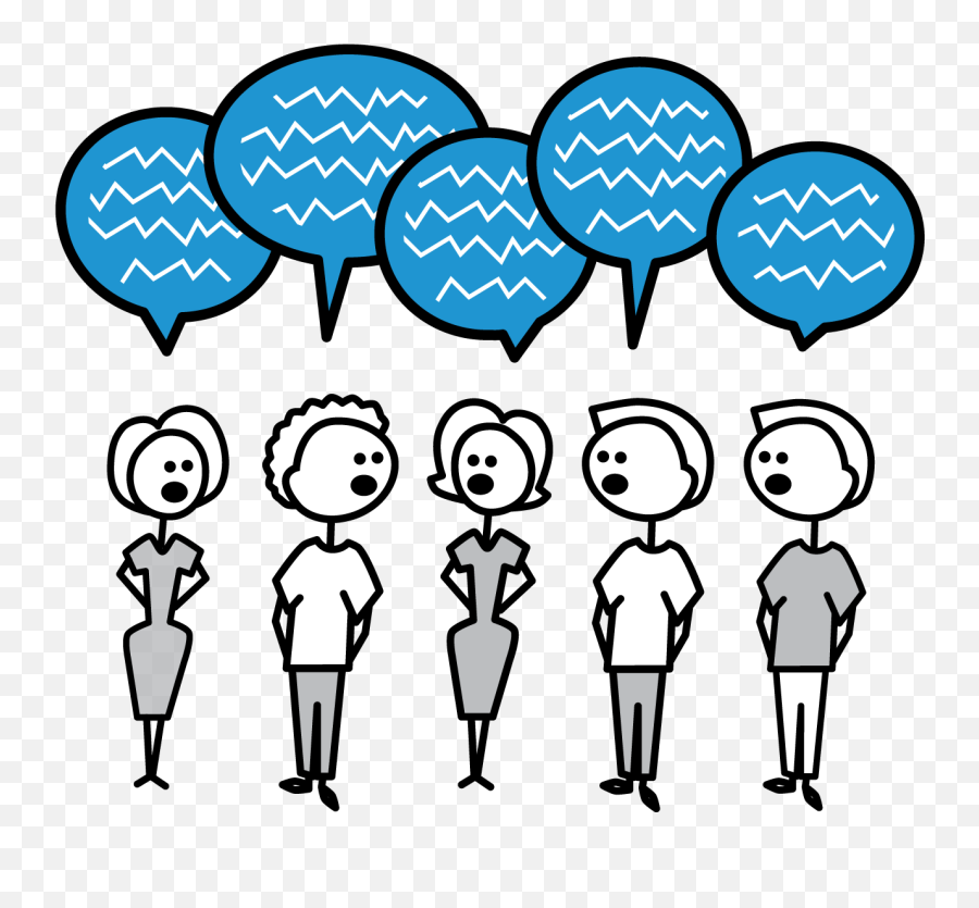 Clipart Png People Talking Transparent - Transparent Background People Talking Clipart Emoji,People Talking Clipart