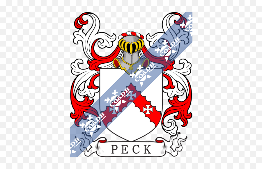 Peck Family Crest Coat Of Arms And Name History - Peck Family Crest Emoji,3 Png