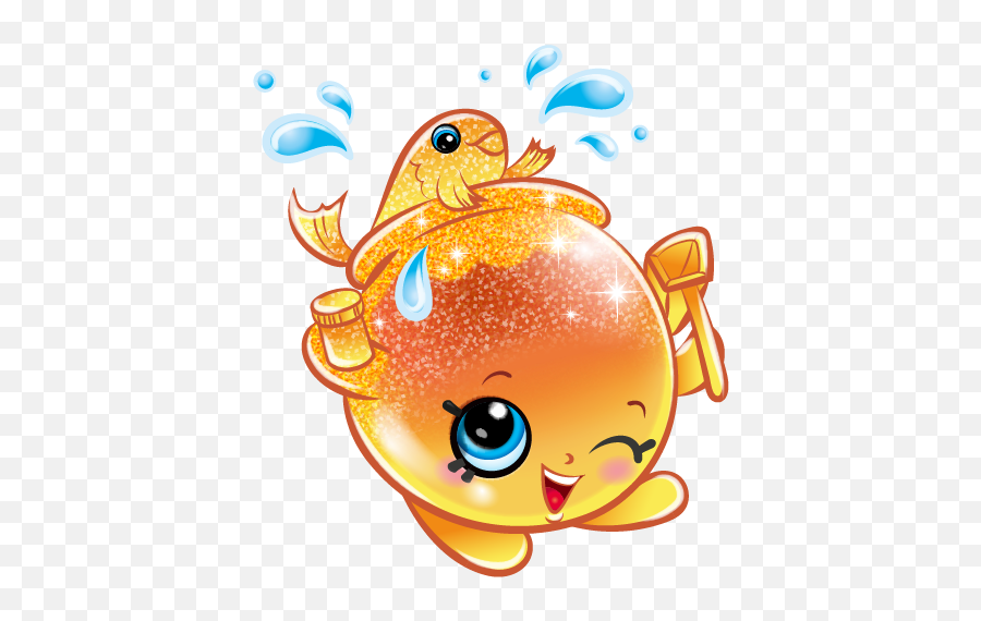 Shopkins Season 4 Goldie Fish Bowl - Fish Bowl Shopkin Emoji,Fish Bowl Clipart