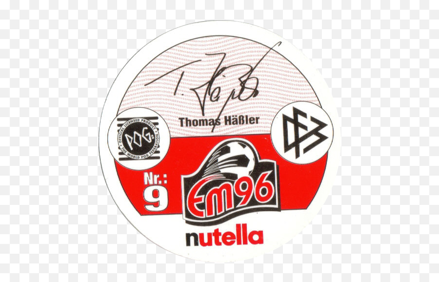 World Pog Federation Nutella Em96 - Nutella Emoji,Nutella Logo