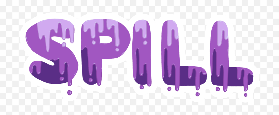Purple Drip Logo Sticker - Dot Emoji,Drip Logo