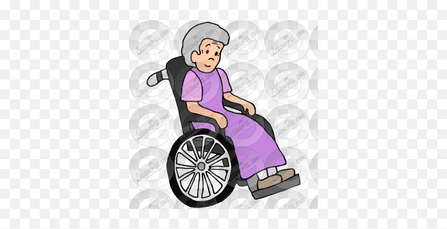 Old Lady Picture For Classroom Therapy Use - Great Old Happy Emoji,Lady Clipart
