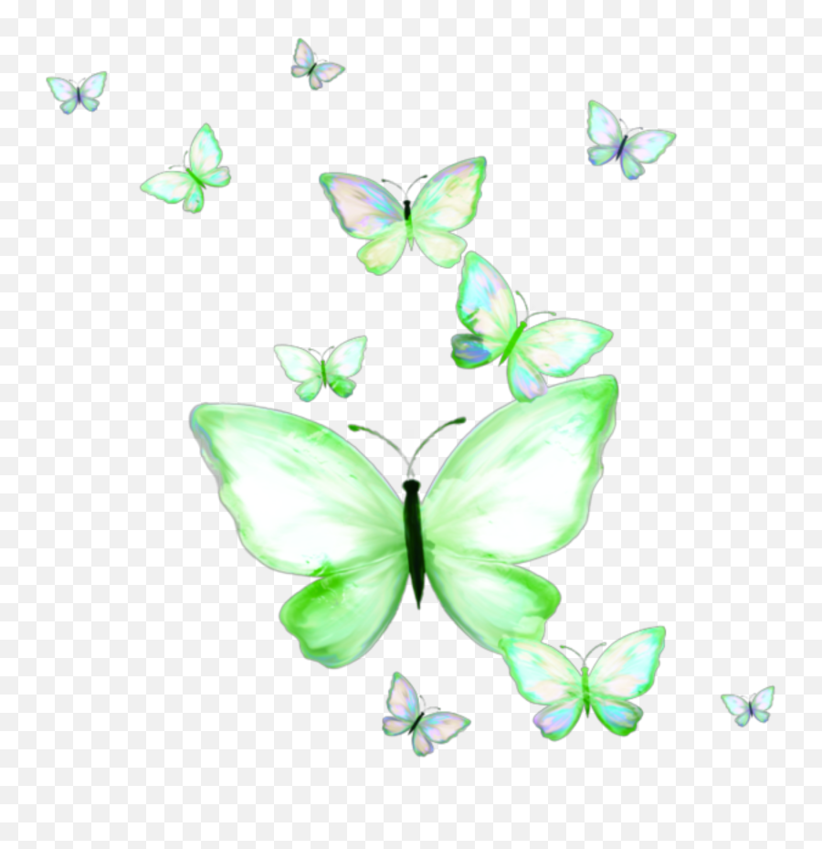 Edit Butterfly Clipart - Girly Emoji,Free Butterfly Clipart