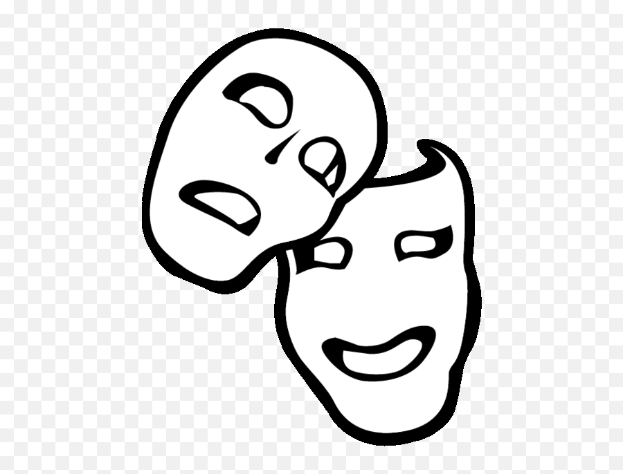 Free Printable Drama Masks - Clipart Best Emoji,Theater Masks Clipart