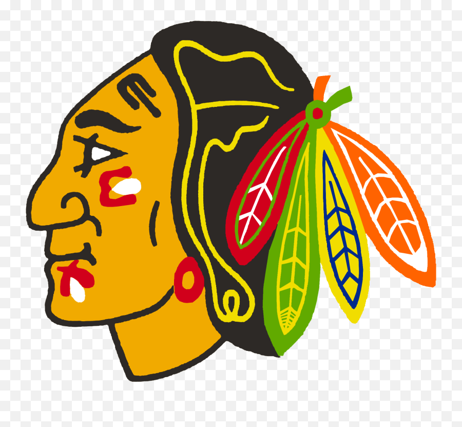 Chicago Blackhawks Logo History - Logo Chicago Blackhawks Emoji,Blackhawks Logo