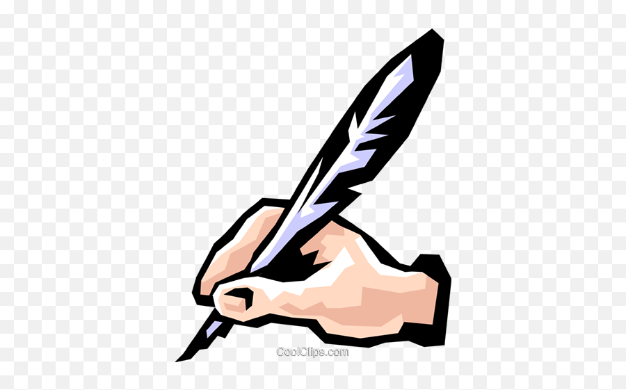 Feathers - Pen Writing Clipart Gif Hd Png Download Writing Feather Clipart Png Emoji,Feathers Clipart