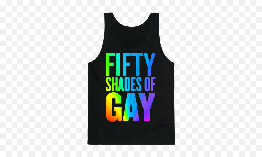Cute Gay Outfits - Fifty Shades Of Gay Tank Emoji,Gaydar Logo