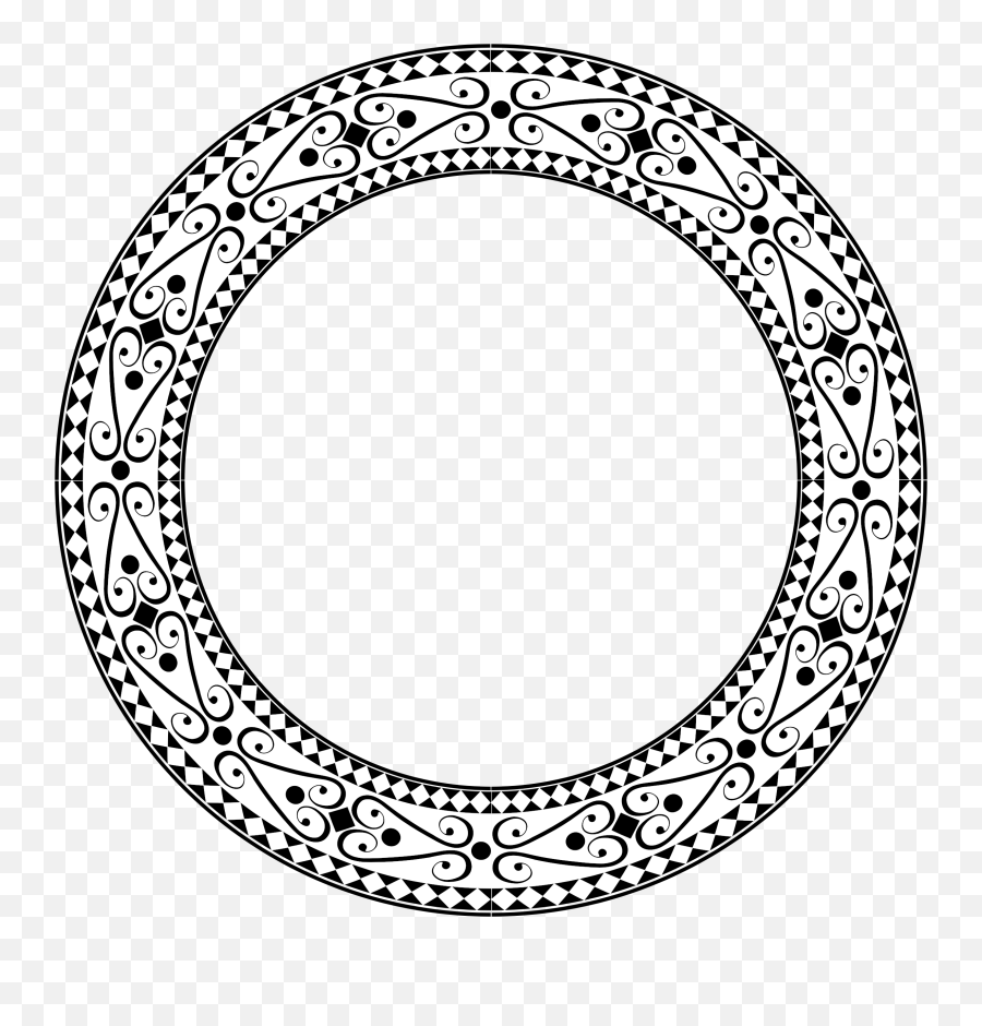 Circle Clipart Braided Circle Braided - Us Army I Corps Emoji,Black Circle Png