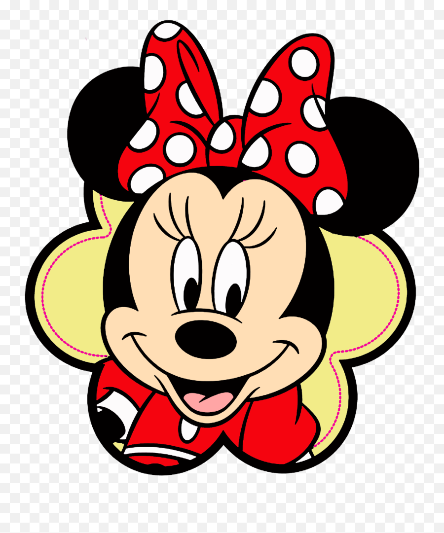 Minnie Face Png Graphic Transparent - Minnie Mouse Png Emoji,Minnie Mouse Png